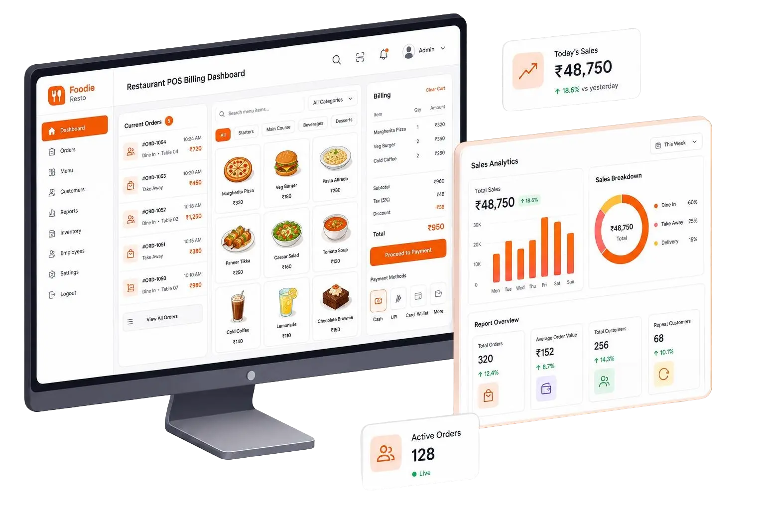 Restaurant Billing System — Custom Software Development
